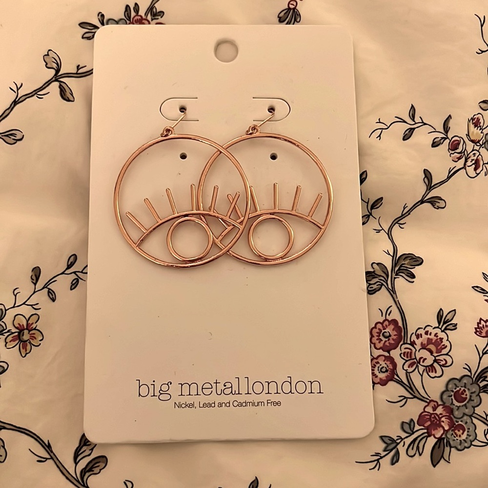 Rose Gold Fashion Earrings
